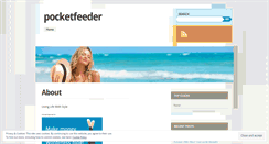 Desktop Screenshot of pocketfeeder.wordpress.com