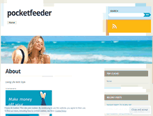 Tablet Screenshot of pocketfeeder.wordpress.com