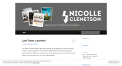 Desktop Screenshot of nicolleclemetson.wordpress.com