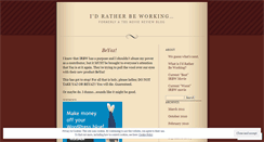 Desktop Screenshot of idratherbeworking.wordpress.com