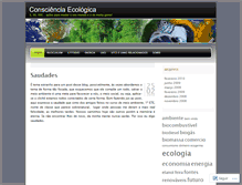Tablet Screenshot of conscienciaecologica.wordpress.com