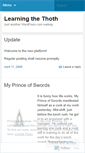 Mobile Screenshot of learningthethoth.wordpress.com