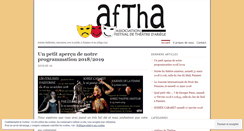 Desktop Screenshot of aftha.wordpress.com