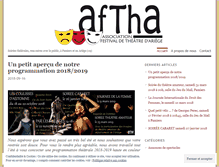 Tablet Screenshot of aftha.wordpress.com