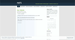 Desktop Screenshot of hatsonline.wordpress.com