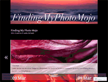 Tablet Screenshot of findingmyphotomojo.wordpress.com