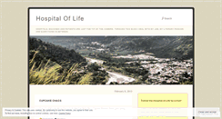 Desktop Screenshot of hospitaloflife.wordpress.com