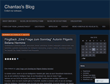 Tablet Screenshot of chantao.wordpress.com