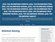 Tablet Screenshot of jualtasselempangpria.wordpress.com