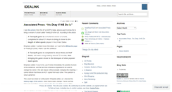 Desktop Screenshot of idealink.wordpress.com