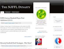 Tablet Screenshot of njffl.wordpress.com