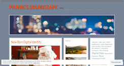Desktop Screenshot of margiesoundscape.wordpress.com