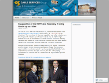 Tablet Screenshot of cableservices.wordpress.com