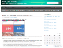 Tablet Screenshot of harys719.wordpress.com