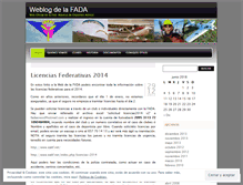 Tablet Screenshot of fadaereos.wordpress.com