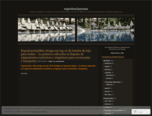 Tablet Screenshot of experienciasymas.wordpress.com