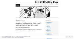 Desktop Screenshot of bigced.wordpress.com