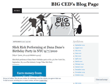 Tablet Screenshot of bigced.wordpress.com