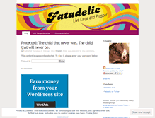 Tablet Screenshot of fatadelic.wordpress.com