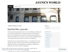 Tablet Screenshot of jaynenelson.wordpress.com