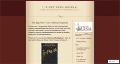 Desktop Screenshot of cutlerynewsjournal.wordpress.com