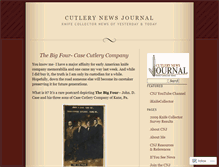 Tablet Screenshot of cutlerynewsjournal.wordpress.com