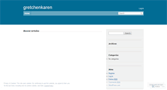 Desktop Screenshot of gretchenkaren.wordpress.com