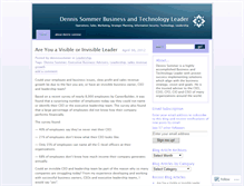 Tablet Screenshot of dennissommer.wordpress.com