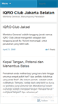 Mobile Screenshot of iqroclubjaksel.wordpress.com