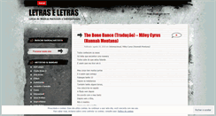 Desktop Screenshot of letraseletras.wordpress.com