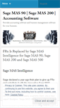 Mobile Screenshot of mas90software.wordpress.com