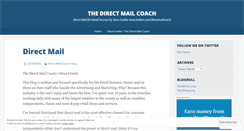 Desktop Screenshot of directmailcoach.wordpress.com