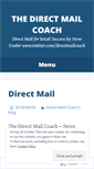 Mobile Screenshot of directmailcoach.wordpress.com