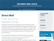 Tablet Screenshot of directmailcoach.wordpress.com