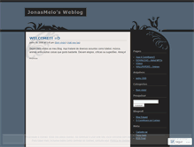 Tablet Screenshot of jonasmelo.wordpress.com