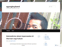 Tablet Screenshot of agungboyband.wordpress.com