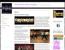 Tablet Screenshot of phenomenondance.wordpress.com