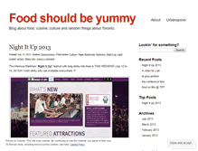 Tablet Screenshot of foodyummers.wordpress.com