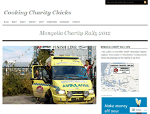 Tablet Screenshot of cookingcharitychickseng.wordpress.com
