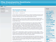 Tablet Screenshot of constantia.wordpress.com