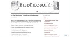 Desktop Screenshot of bildfilosofi.wordpress.com