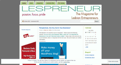 Desktop Screenshot of lespreneur.wordpress.com