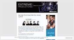 Desktop Screenshot of extremeprodjs.wordpress.com