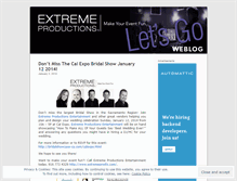 Tablet Screenshot of extremeprodjs.wordpress.com