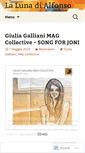Mobile Screenshot of lalunadialfonso.wordpress.com