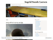 Tablet Screenshot of insala.wordpress.com