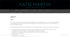 Desktop Screenshot of katieanniemartin.wordpress.com