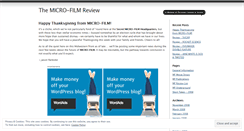 Desktop Screenshot of microfilmreview.wordpress.com