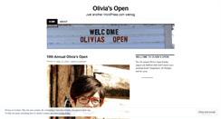 Desktop Screenshot of oliviasopen.wordpress.com