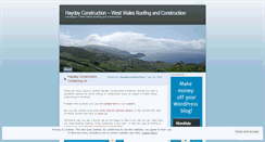 Desktop Screenshot of haydayconstruction.wordpress.com